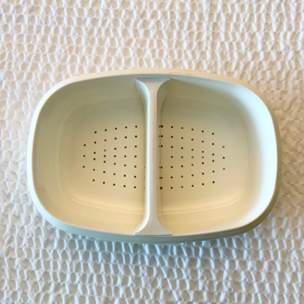 Vintage Tupperware 4pc Steamer Harvest Gold 1273